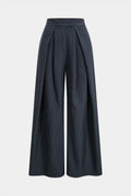 Bogossa Executive Pinstripe Wide-Leg Trousers – Power & Elegance